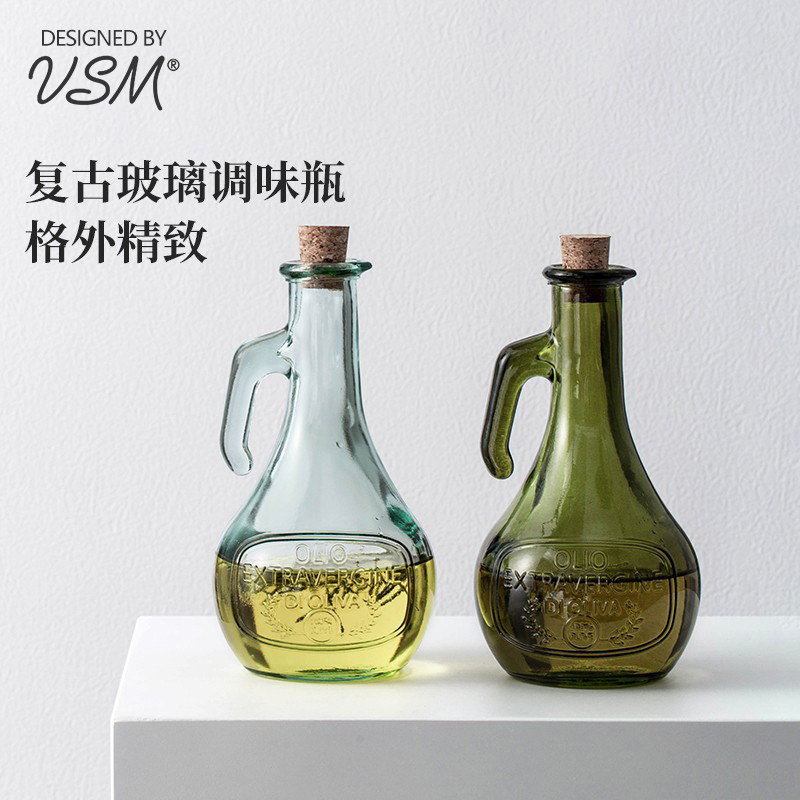 利快西班牙进口玻璃油壶图片