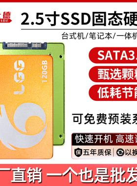 鲸仕德240GBssd固态硬盘256G台式机硬盘120g笔记本固态128g SATA3