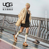 女士厚底溢毛休闲包头半拖鞋 SOYEON UGG秋季 同款 1173331 田小娟