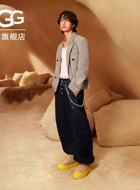 王一博同款UGG秋冬新款男女同款厚底经典超短靴彩壳雪地靴1174196