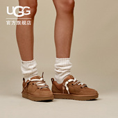 舒适平底低帮圆头双色系带街头梅尔休闲鞋 UGG春季 女士时尚 1168890