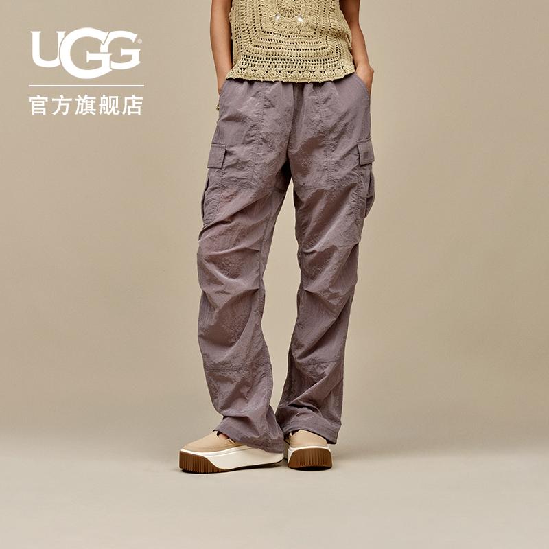 UGG松紧腰轻便工装长裤休闲裤
