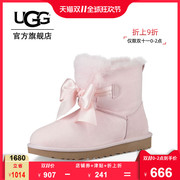 UGG冬季女士雪地靴经典新奇系列蝴蝶结迷你短靴 1098360