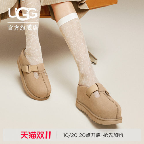 UGG复古玛丽珍休闲金星克罗格鞋