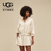 新款 女士时尚 舒适纯色短款 UGG春季 全拉链夹克休闲外套 1175151