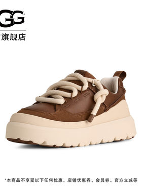 UGG潮流轻便厚底系带运动休闲鞋