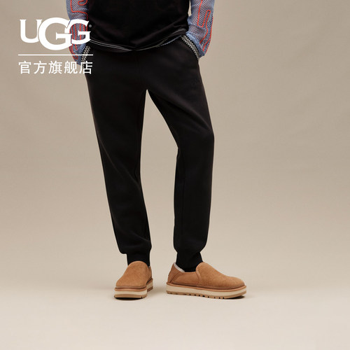 UGG纯色简约束脚慢跑裤休闲长裤
