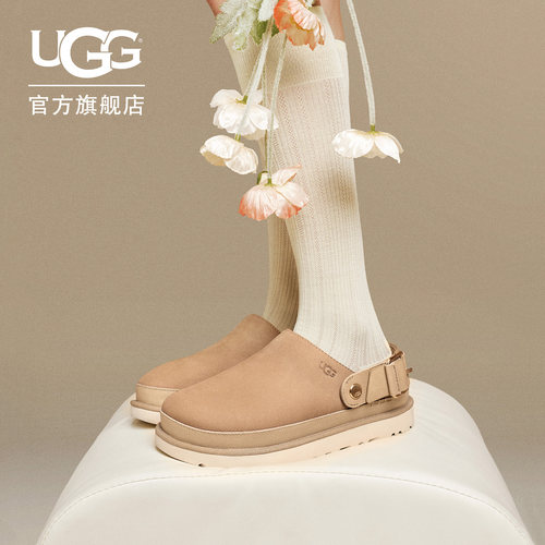 UGG可调节方扣休闲金星克罗格鞋