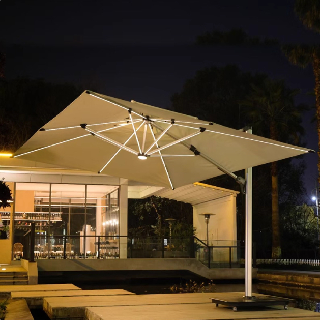 宝格丽户外庭院室外高端大太阳伞露台花园户外伞