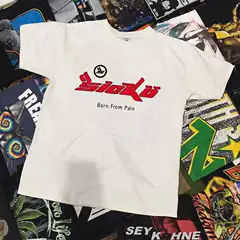 Sicko Born from Pain Short-Sleeved T-Shirt for Men and Women, Trendy Kids' Ian Connor Loose Half-Sleeve