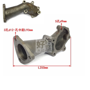 YCD4F 重汽王牌南骏福田YC4102 YCD4D原涡轮增压器排气接管1FQ611