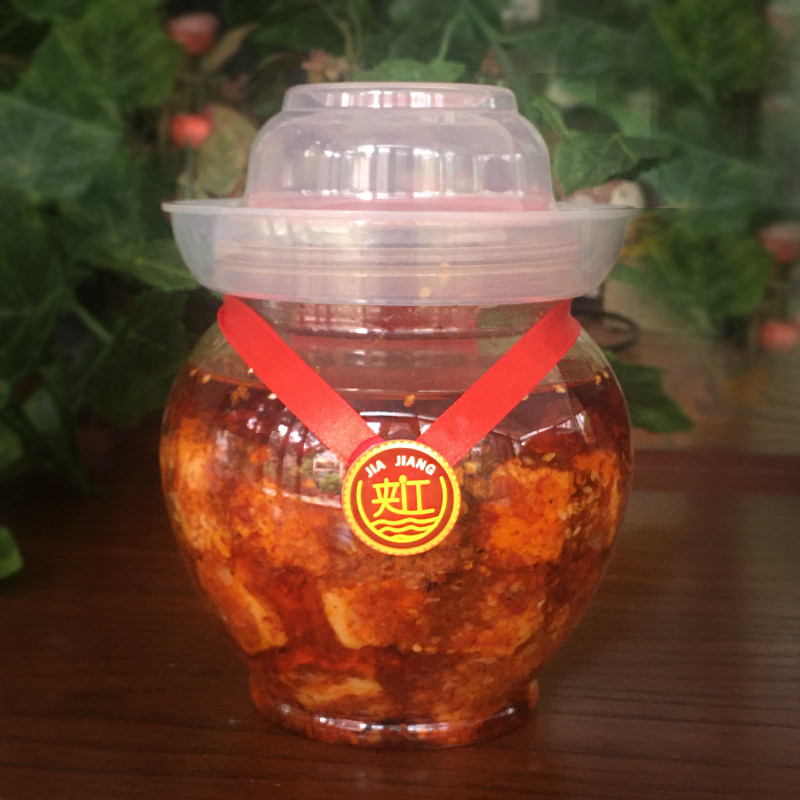 四川特产夹江香辣腐乳烧菜特辣图片