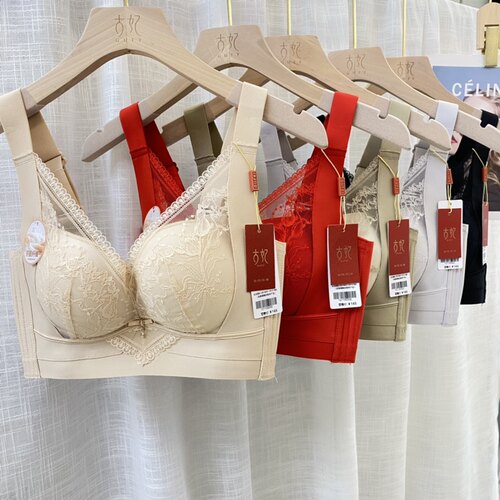 古妃GF31055BC升级款薄杯款无钢圈收副乳托胸防下垂文胸罩内衣女