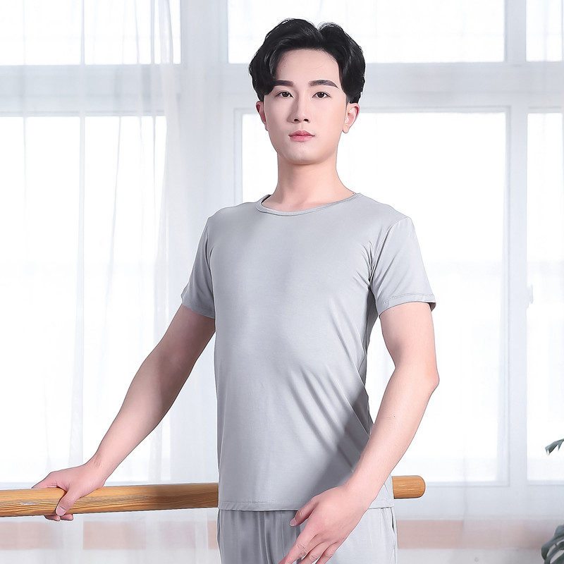 现代舞练功服艺考形体服男套装中国舞上衣成人学生新款舞蹈服裤子