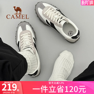 骆驼运动鞋男女款2026春夏季新款休闲鞋子低帮板鞋透气德训鞋跑步
