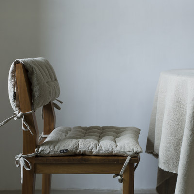 『点点』厚磅棉麻本色坐垫靠背垫榻榻米飘窗轻薄地垫椅垫瑜伽垫