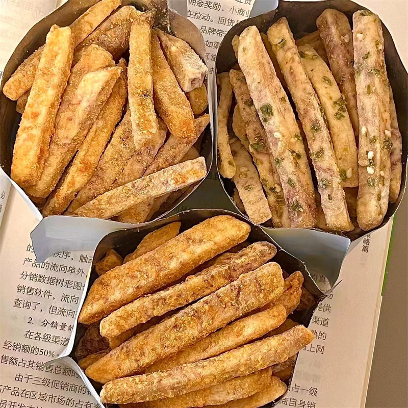 花吃点 芋头条 酥酥脆脆停不下来 蔬菜制品网红休闲小零食