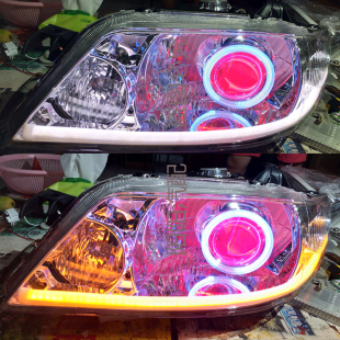 适用于海南马自达323海福星福美来1代大灯透镜氙气灯天使眼总成