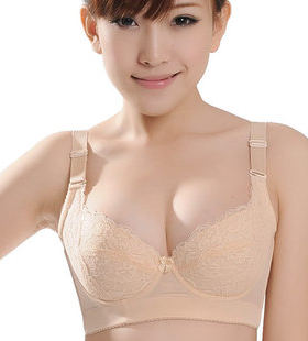 调整型聚拢防外扩收副乳薄款文胸