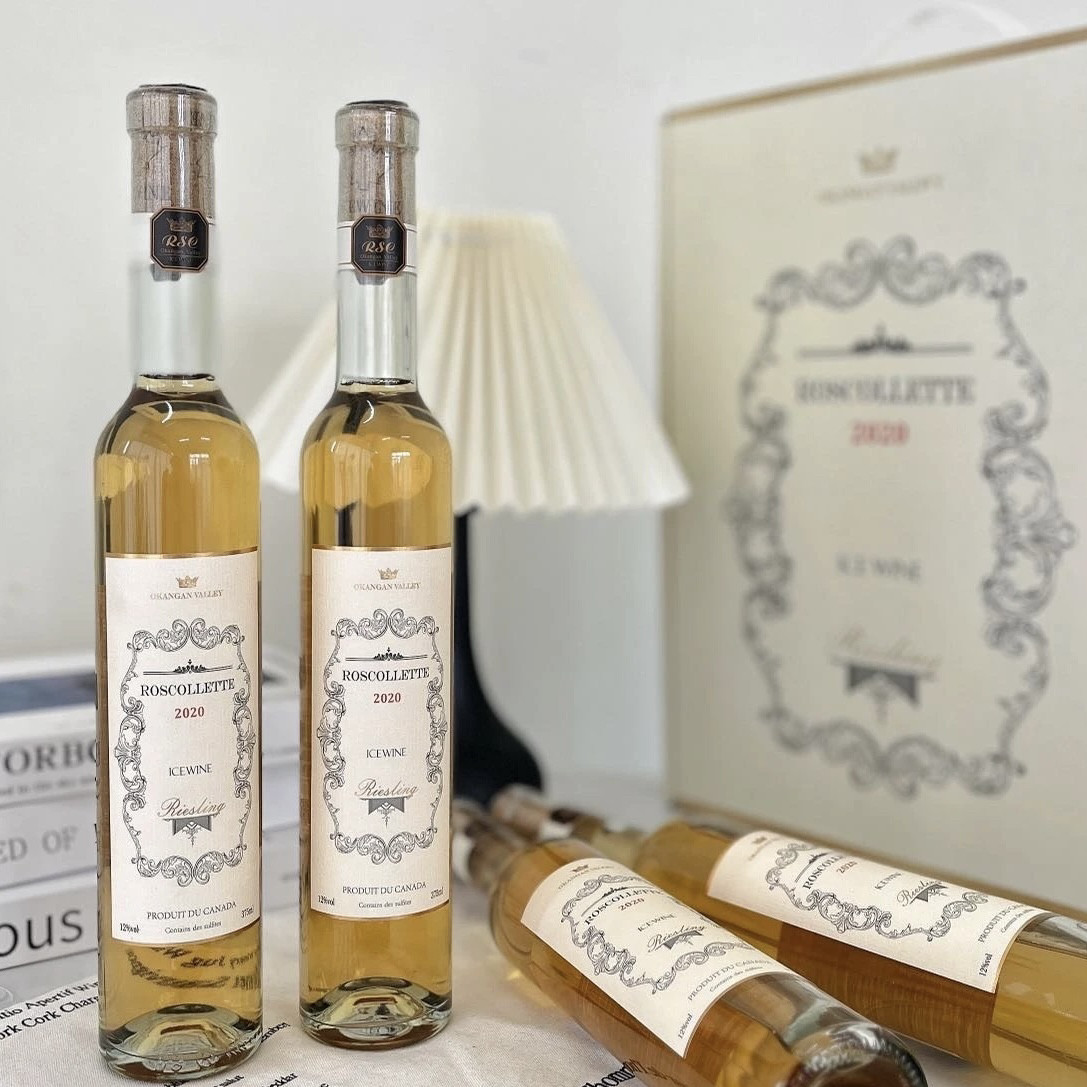 加拿大冰酒甜白葡萄酒甜味雷司令冰白葡萄酒原酒进口