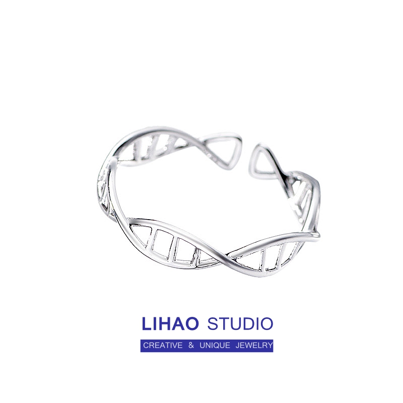 lihao戒指女开口可调节简约
