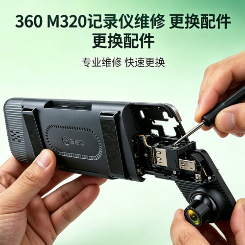 360M301后视镜行车记录仪维修理主板M320屏幕排线电池零配件更换