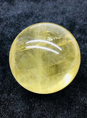 冰洲石摆件黄方解石客厅透体观赏