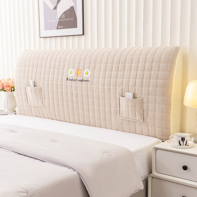 床头套罩2025新款高档全包夹棉皮床床头罩软包靠背靠垫保护套加厚,居家布艺,床头罩,淘宝优惠券,粉丝福利购,淘宝优惠卷