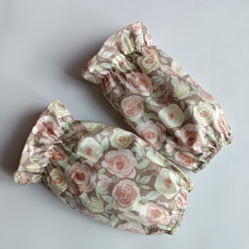 秋冬羽绒服袖套女纯棉防脏护袖头厨房烘焙防污防尘袖套家务清洁