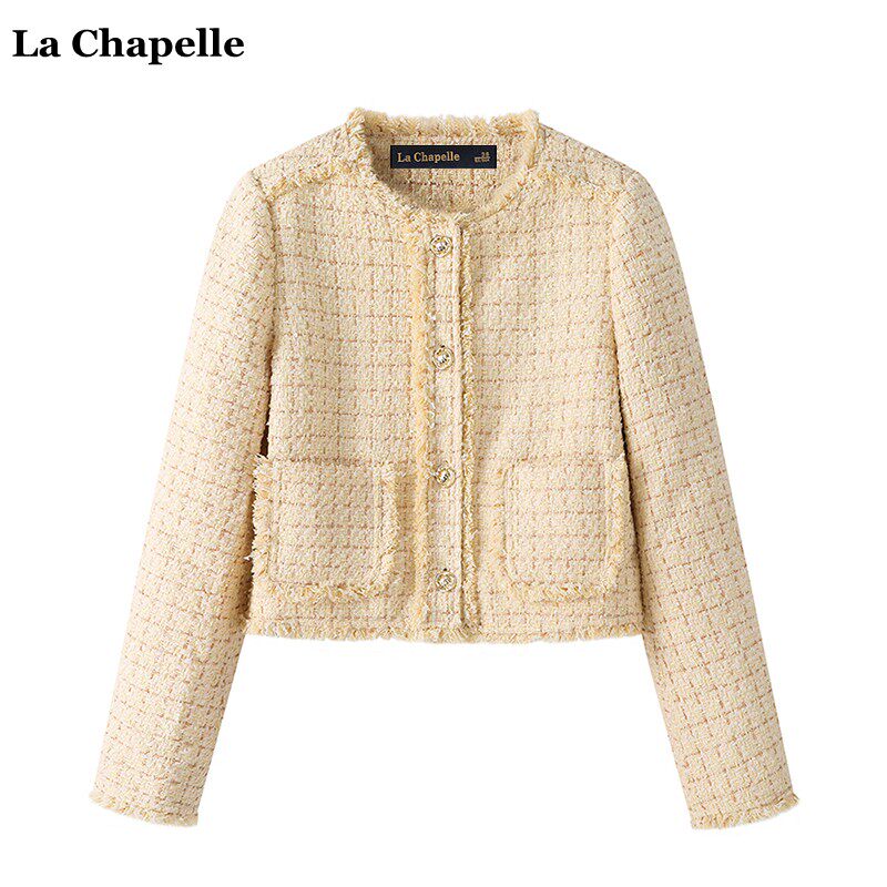 拉夏贝尔/La Chapelle秋冬新款法式复古小香风短外套女高级感上衣使用感如何?