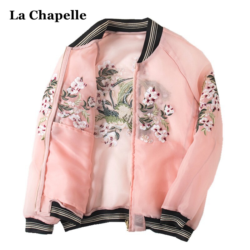 拉夏贝尔/La Chapelle欧根纱花朵刺绣防晒衣女夏季棒球服透气学生怎么样,好用不?