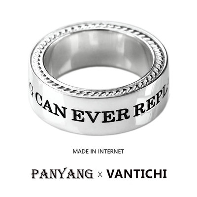 VANTICHI正品纯银轻奢简约戒指