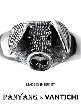 VANTICHI纯银小众复古戒指