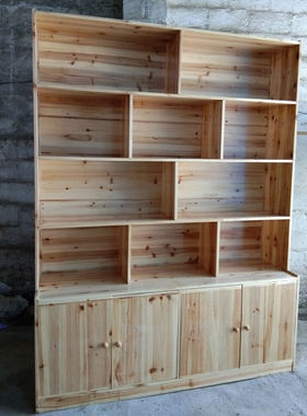 实木特产烟酒店货柜超市休闲食品粮油烟酒精品展示柜书陈列柜M029