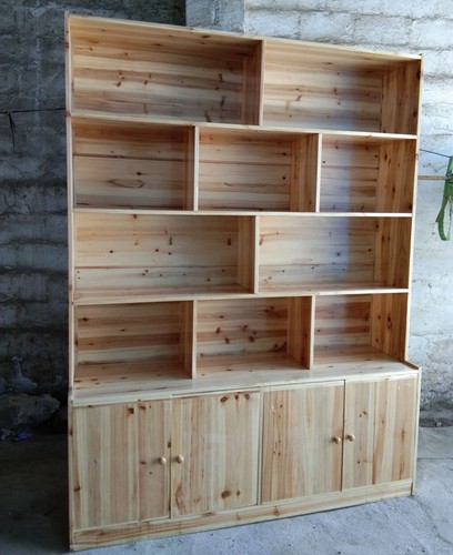 实木烟酒店粮油展示柜