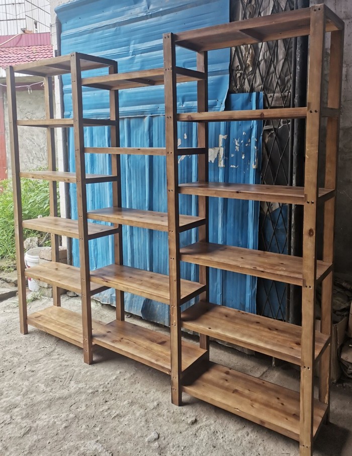 精品陈列柜展示柜组合鞋包服装货架置储物架实木架子厂家直销M016