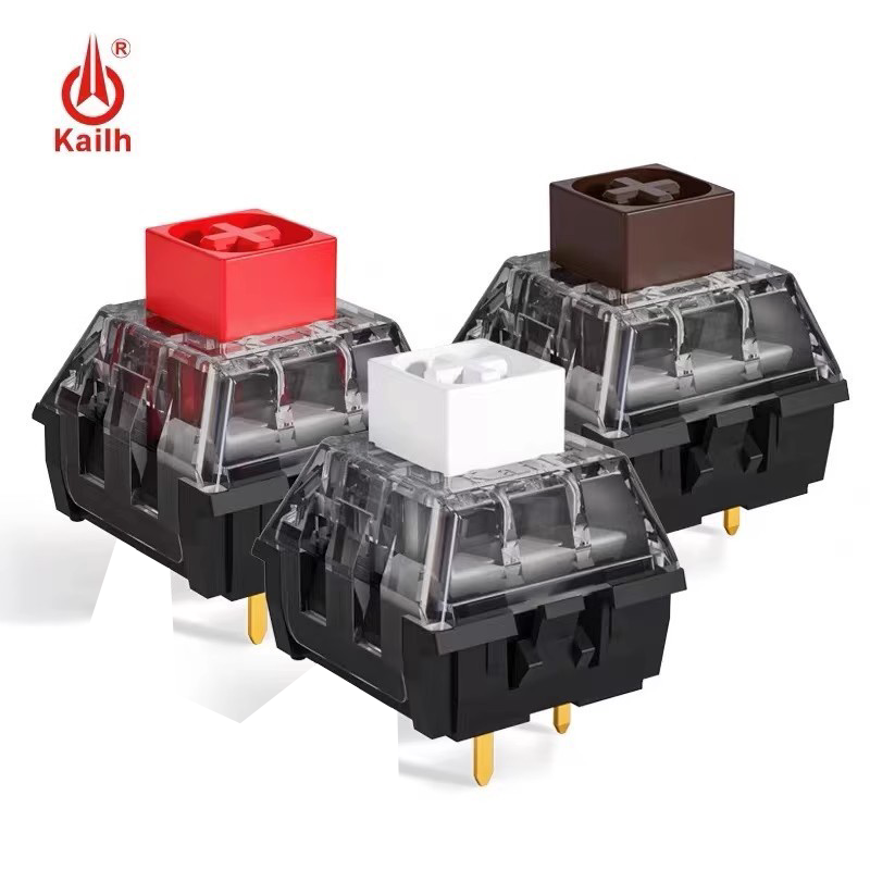 kaih凯华box白轴v2深海静音navy水母段落jade机械键盘热插拔轴体