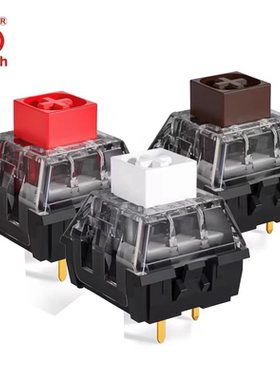 Kaih凯华box白轴V2深海静音navy水母段落jade机械键盘热插拔轴体