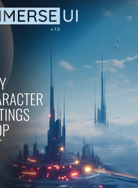 UE5虚幻5 Immerse UI 3D Main Menu 动画3D菜单系统蓝图