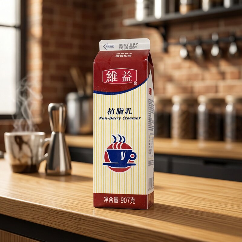 维益植脂乳907g植物稀奶油蛋糕裱花甜点咖啡奶茶奶盖原料打发商用