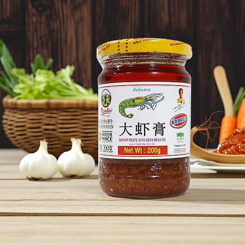泰国进口 潘泰诺华星牌大虾膏虾头油 虾酱虾肉虾脑大虾浆200g包邮