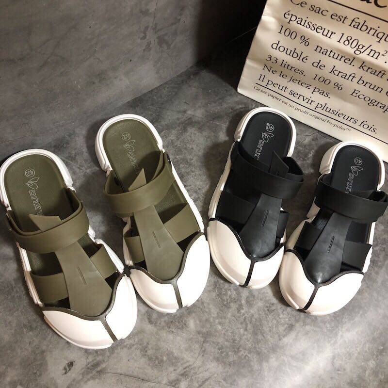 男士夏季下雨天穿的凉鞋带孔司机可以开车的包头运动拖鞋不露脚趾,流行男鞋,洞洞鞋,淘宝优惠券,粉丝福利购,淘宝优惠卷