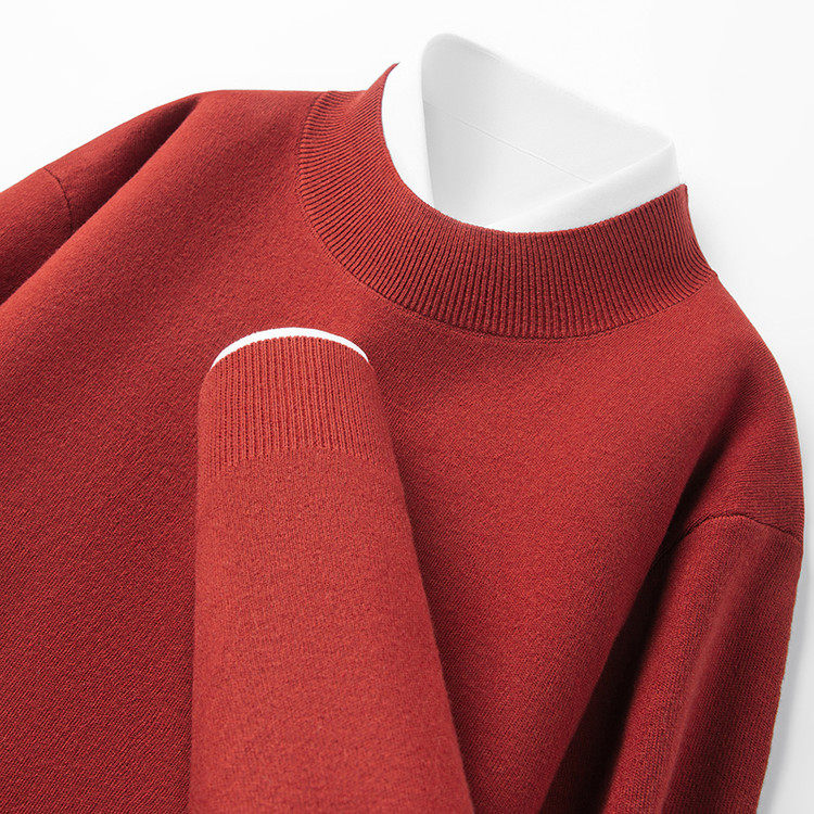 半高领羊绒冬季青春活力风套头针织衫/毛衣