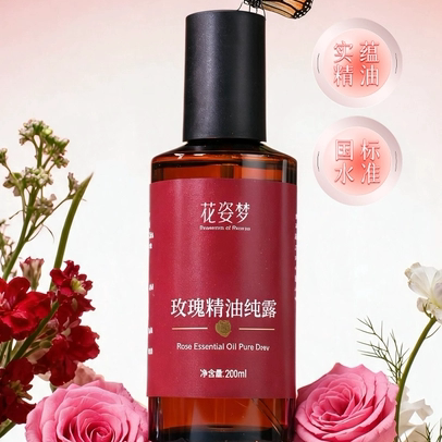 禾诗曼玫瑰精油纯露平阴玫瑰花水