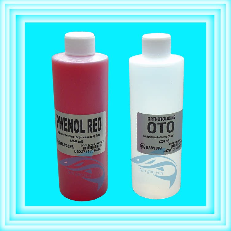 大瓶游泳池专用OTO PH 余氯 酸碱度 验水液 测试剂 250ml