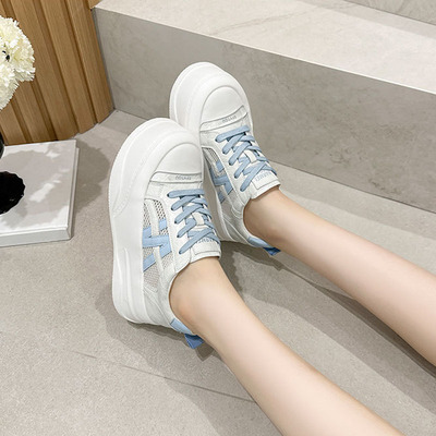 小码厚底小白鞋女3233网面休闲鞋