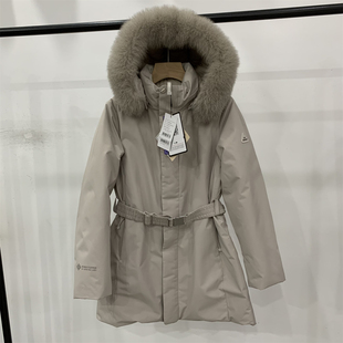 实拍张元英同款鹅绒派克羽绒服女2026冬收腰显瘦防风加厚保暖外套