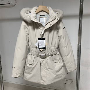 2025冬新中长款 实拍正品 英同款 鹅绒羽绒服女收腰显瘦加厚 张元