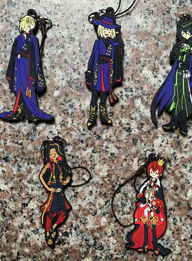 日单散货迪士尼扭曲仙境橡胶挂件ACE AZUL RIDDLE leona vil