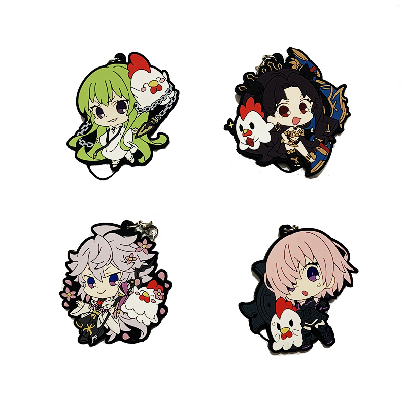 fate系列日本橡胶挂件